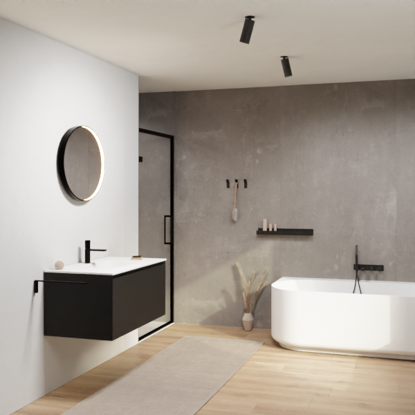 Florris Stockholm SPC-Wandpaneele, 2 Stück, 120 x 260 cm, Pemba Warm Grey