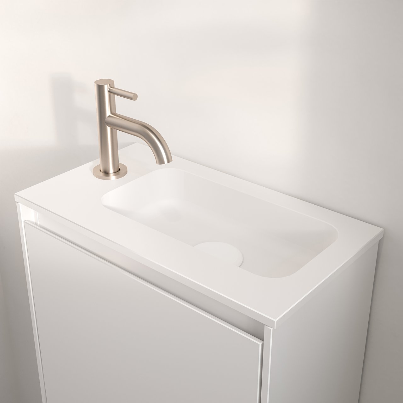 Blaufoss Multa Kaltwasserhahn: Brushed CoolMetal