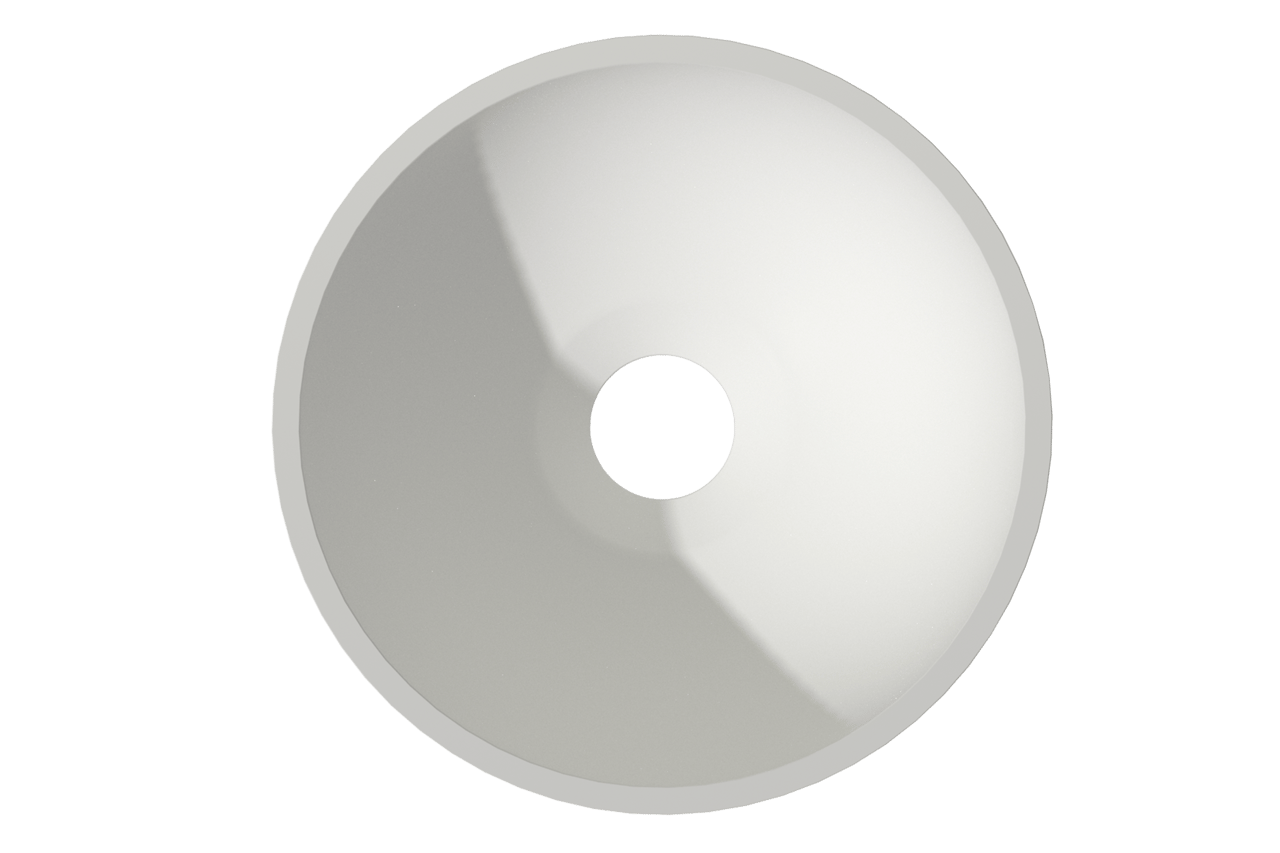 Balmani Jazz XS waskom matte Solid Surface rond Ø 22 cm