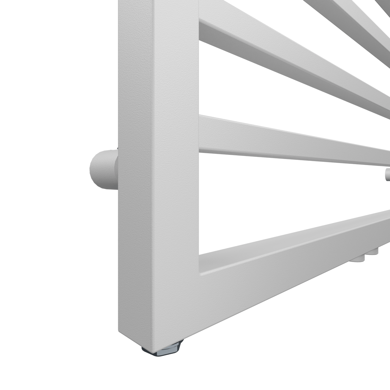 Vipera Listona enkele handdoekradiator 180 x 60 cm zowel elektrisch als cv mogelijk mat wit zij- en middenaansluiting 1030W