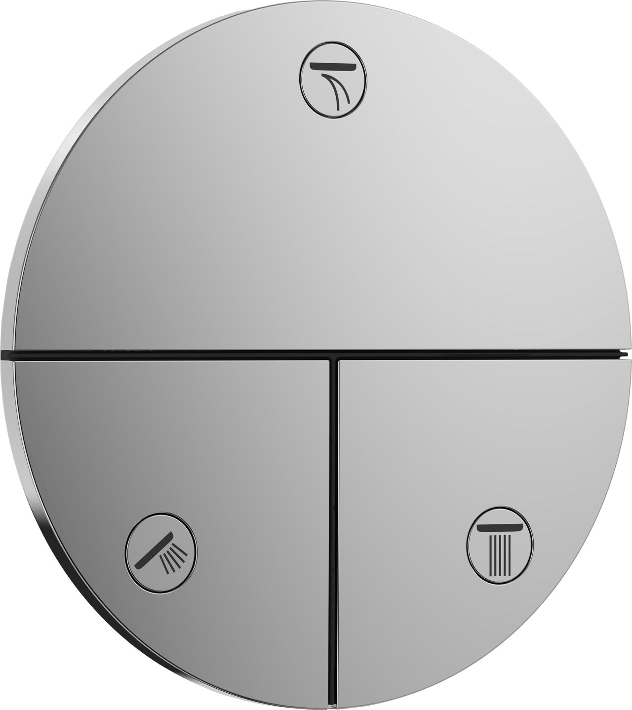 Hansgrohe Showerselect Comfort S inbouw mengkraan glanzend chroom