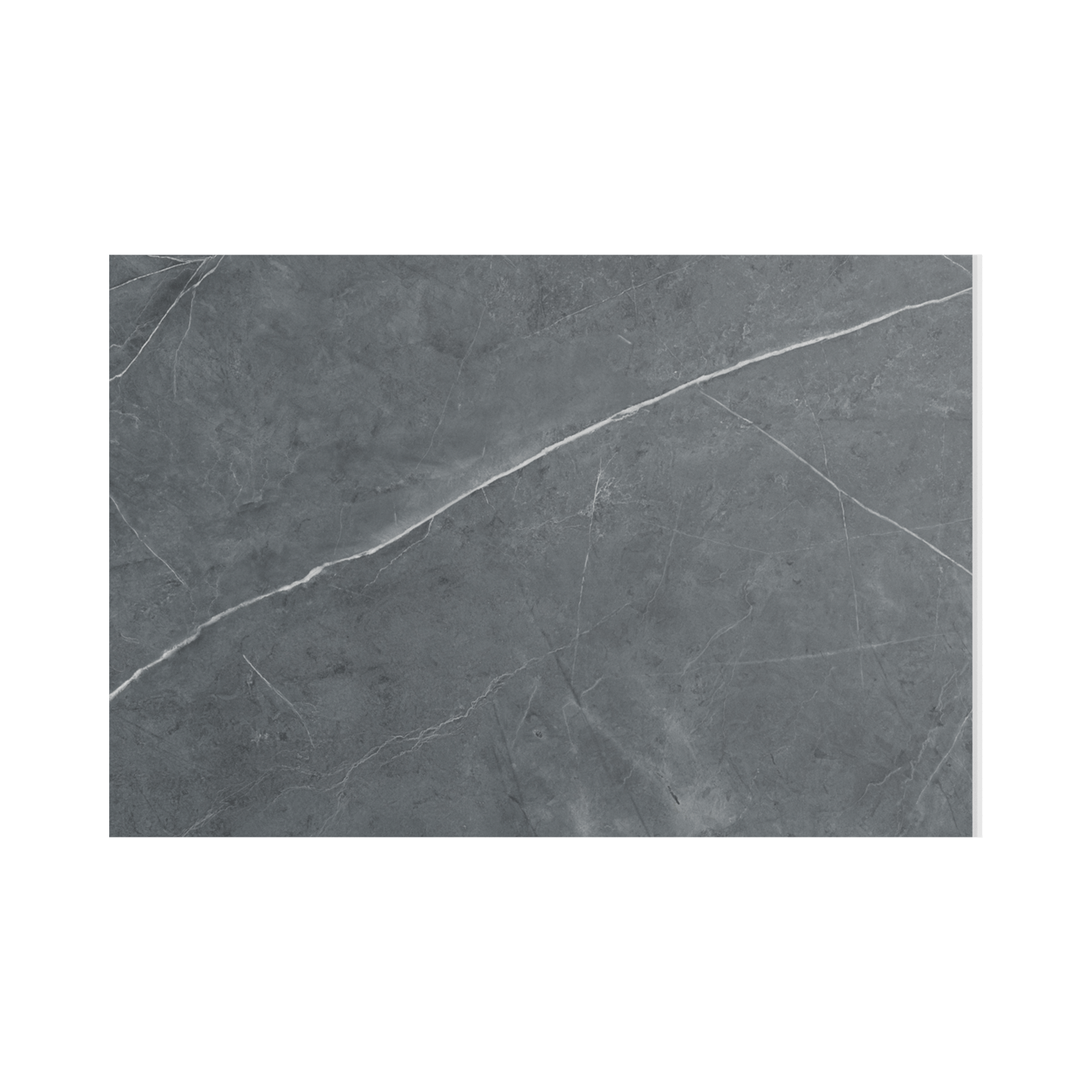 Luca Varess Groovy dalles murales (4 dalles) 120 x 60 cm, SPC, Persian Grey Marble