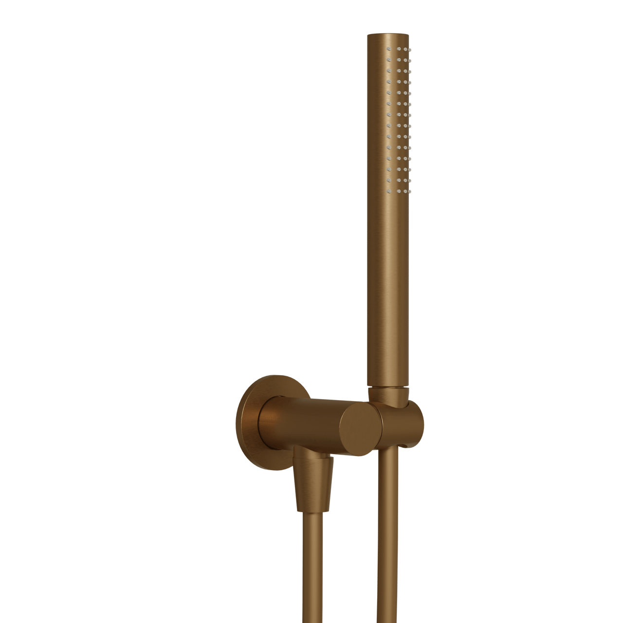Blaufoss Smartbox Round colonne de douche de pluie encastré robinet thermostatique Brushed Rosegold