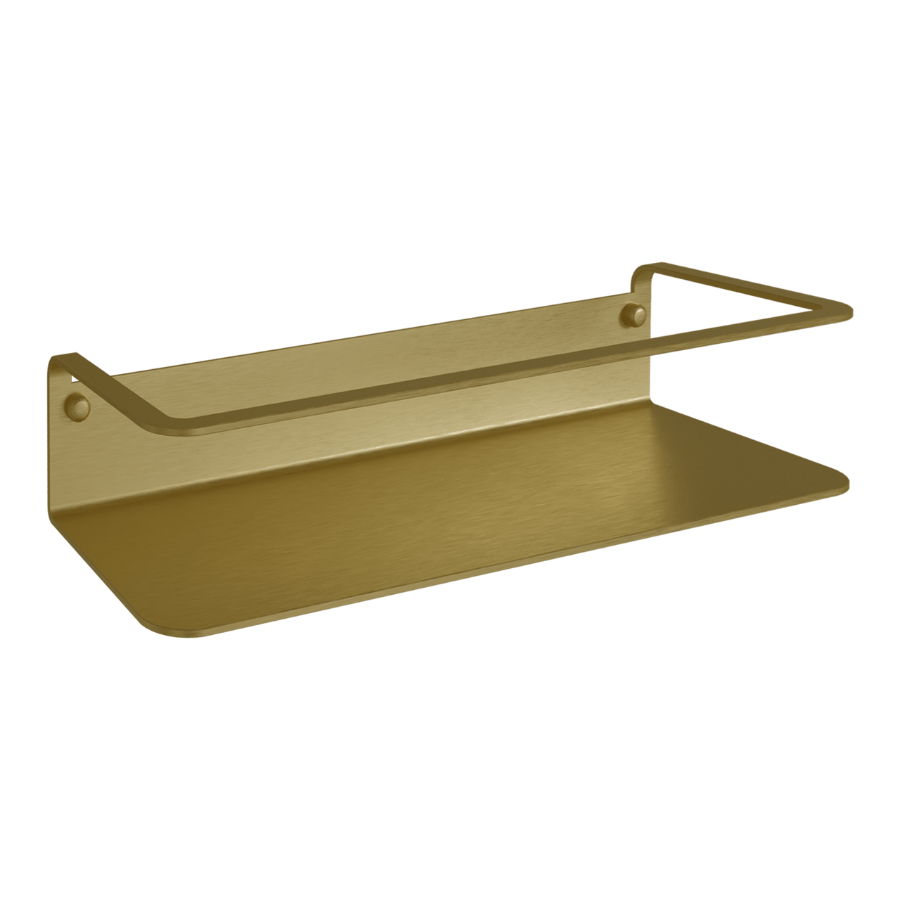 Blaufoss Tika porte-shampooing seul avec fixation murale Brushed Gold