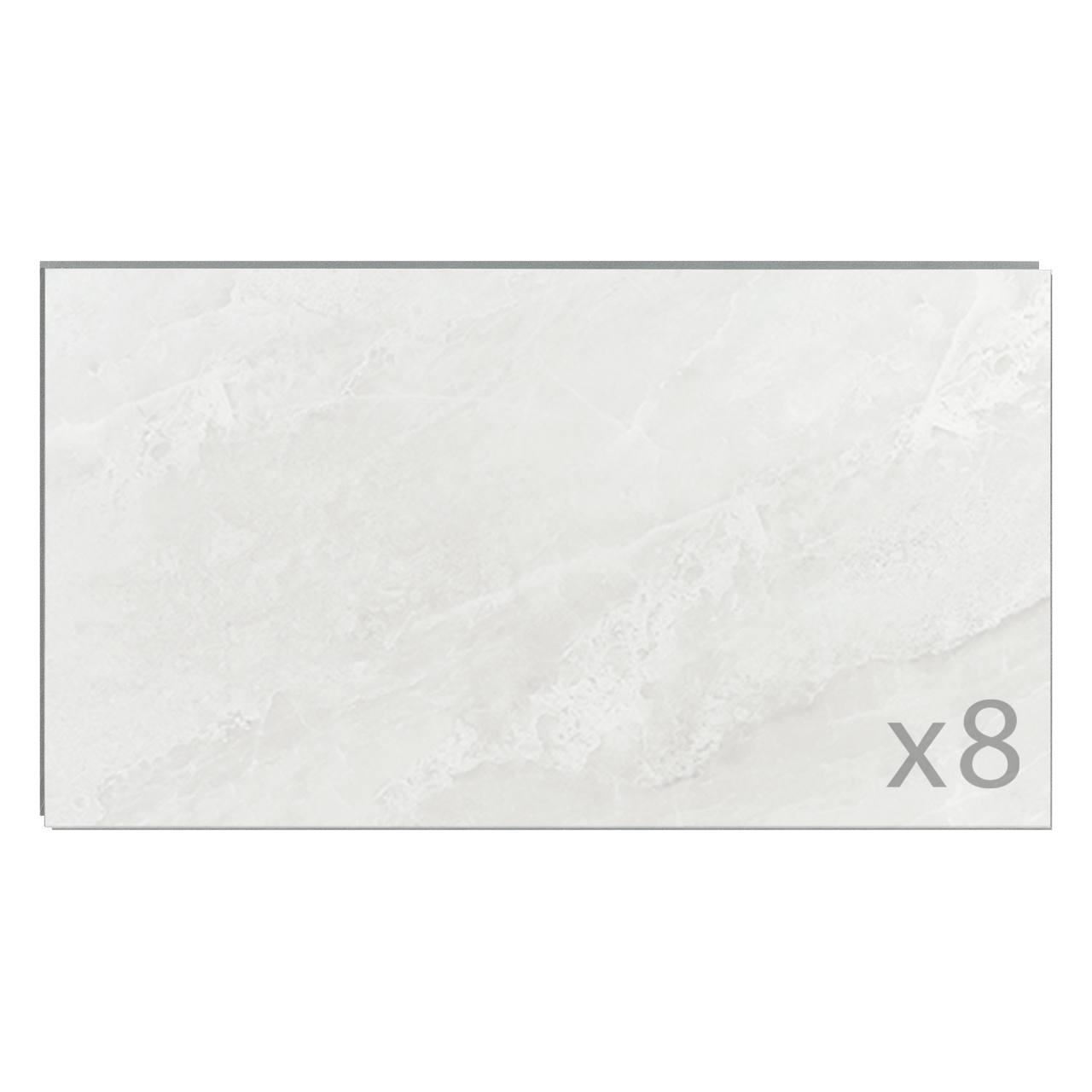 Dumaplast Dumawall+ Wandfliesen Set 8 x 37,5 x 65 cm Evora Gloss, PVC