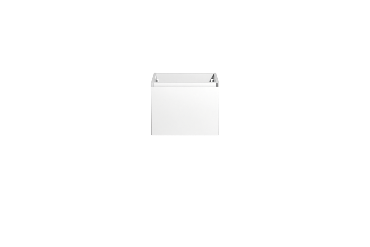 Storke Edge zwevende wastafelonderkast 45 x 52 cm glanzend wit 1 lade