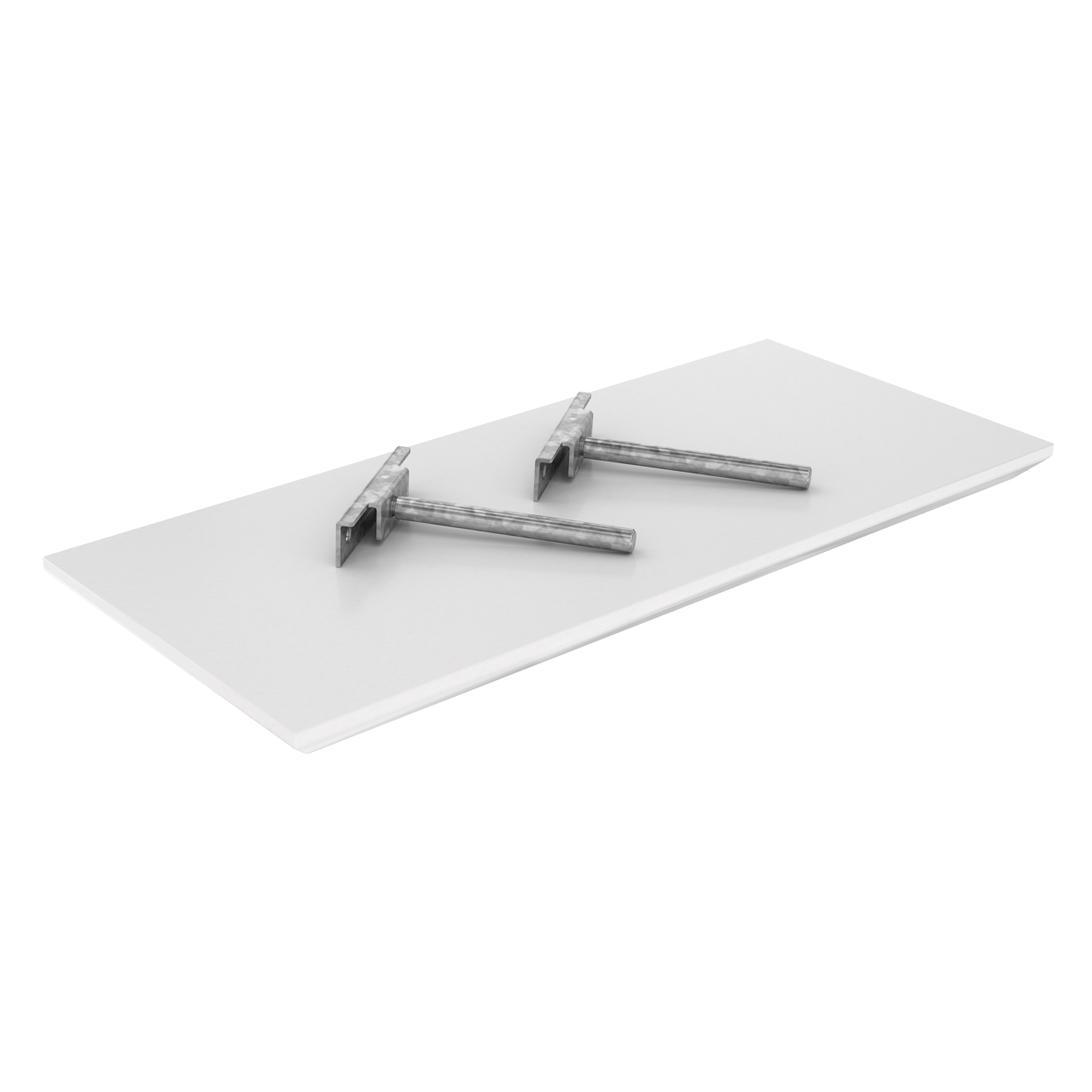 Storke Edge wandplank mat wit 40x16cm