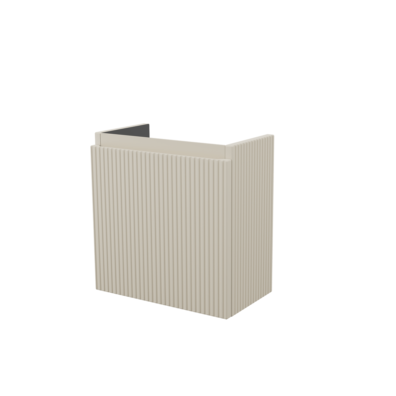 Storke Ribs Toilettenschrank hängend 40 x 22 cm sand mat