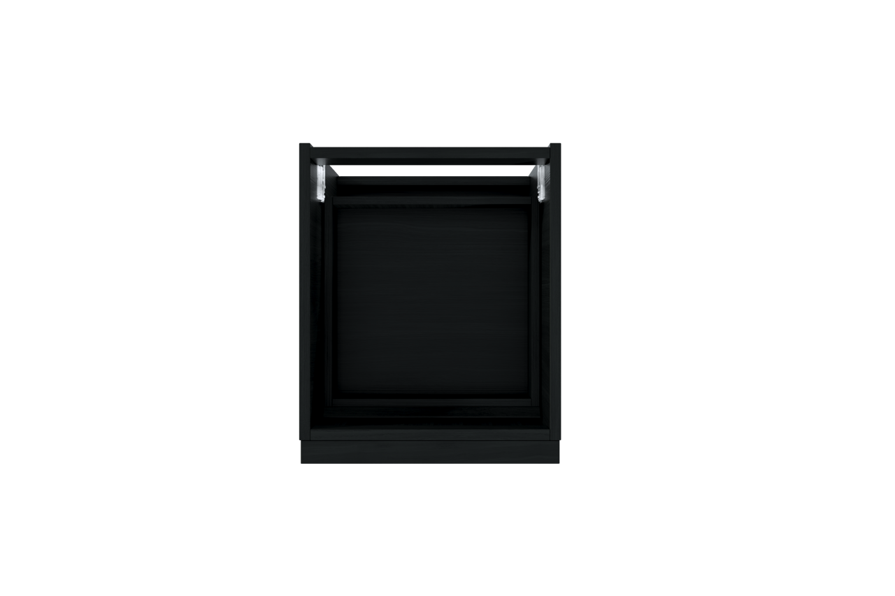Balmani Forma meuble sous-vasque suspendu 45 x 55 cm chêne noir 2 tiroirs