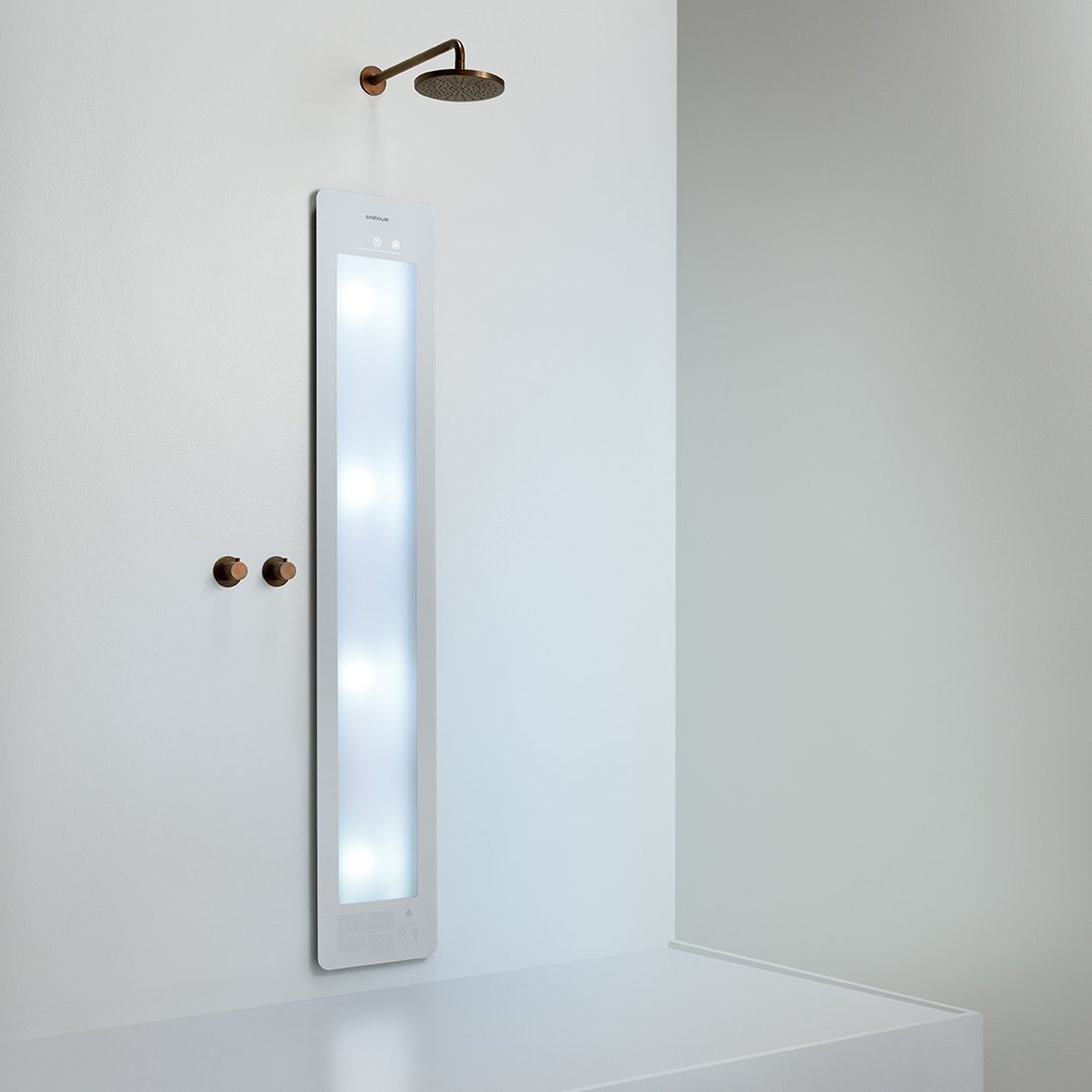 Sunshower Plus L Infrarot und UV Unterputz white