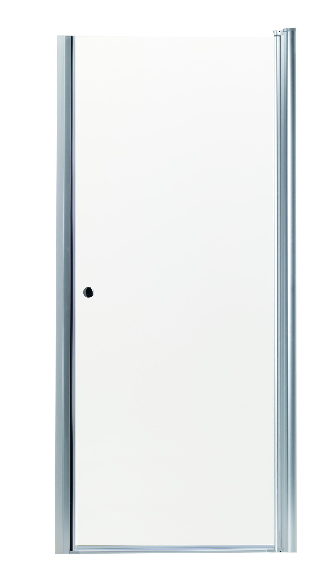 Luca Varess Cyrus douche draaideur 95 x 195 cm helder glas mat aluminium profiel