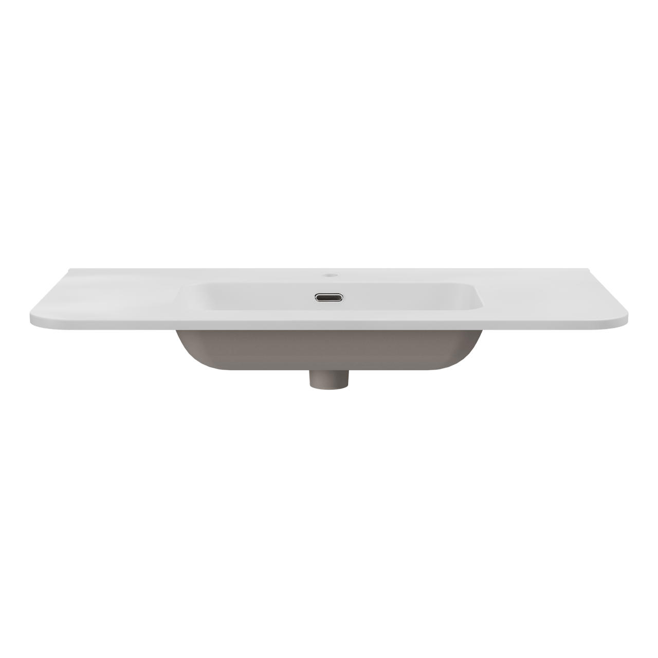 Storke Kera Soft plan simple porcelaine blanc mat 100 x 46 cm