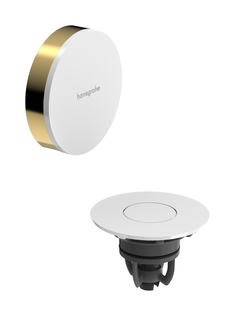 Hansgrohe Flexaplus set de finition pour vidage et trop-plein baignoire Polished Gold Optic
