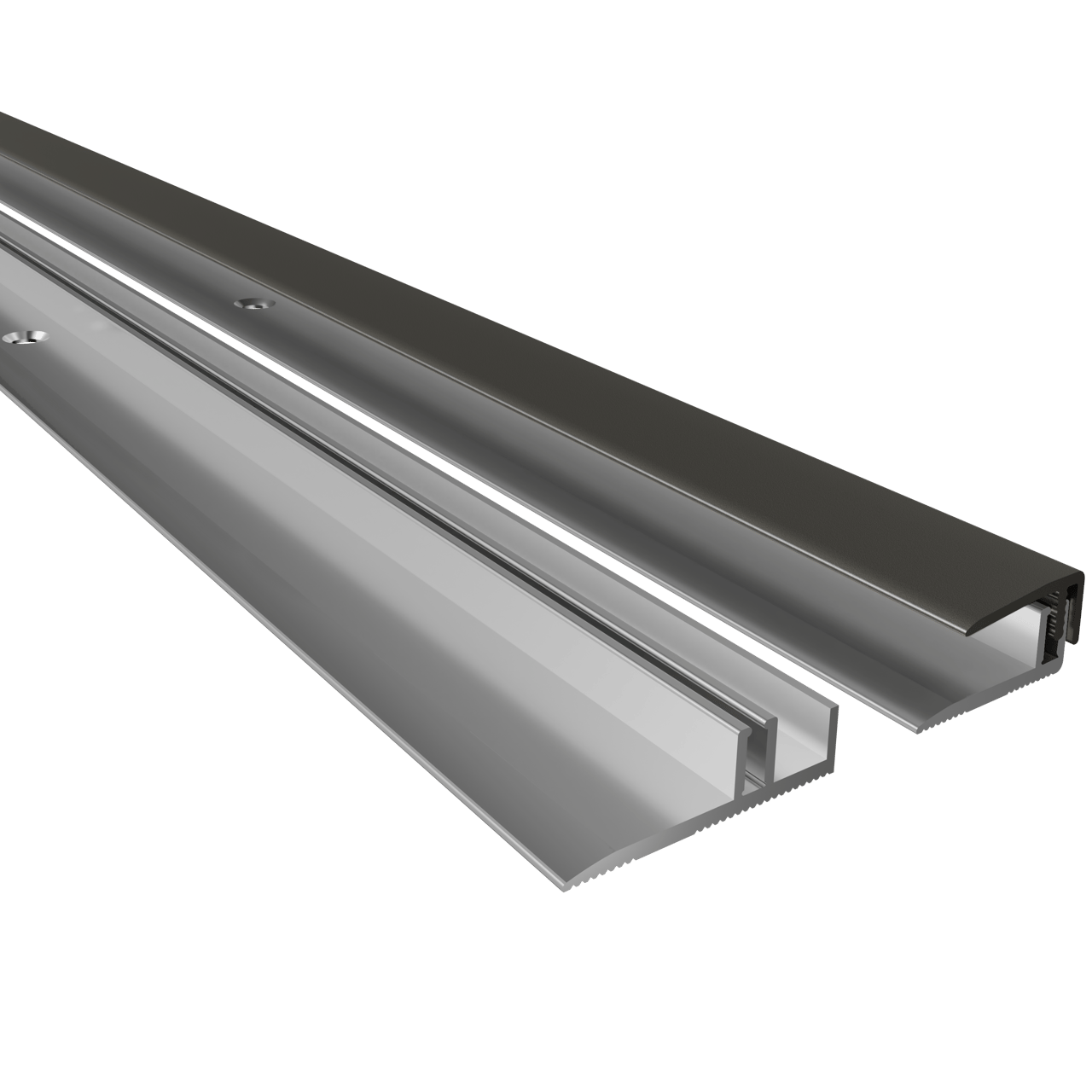 Florris Abschlussprofil 4x2400mm Brushed GunMetal