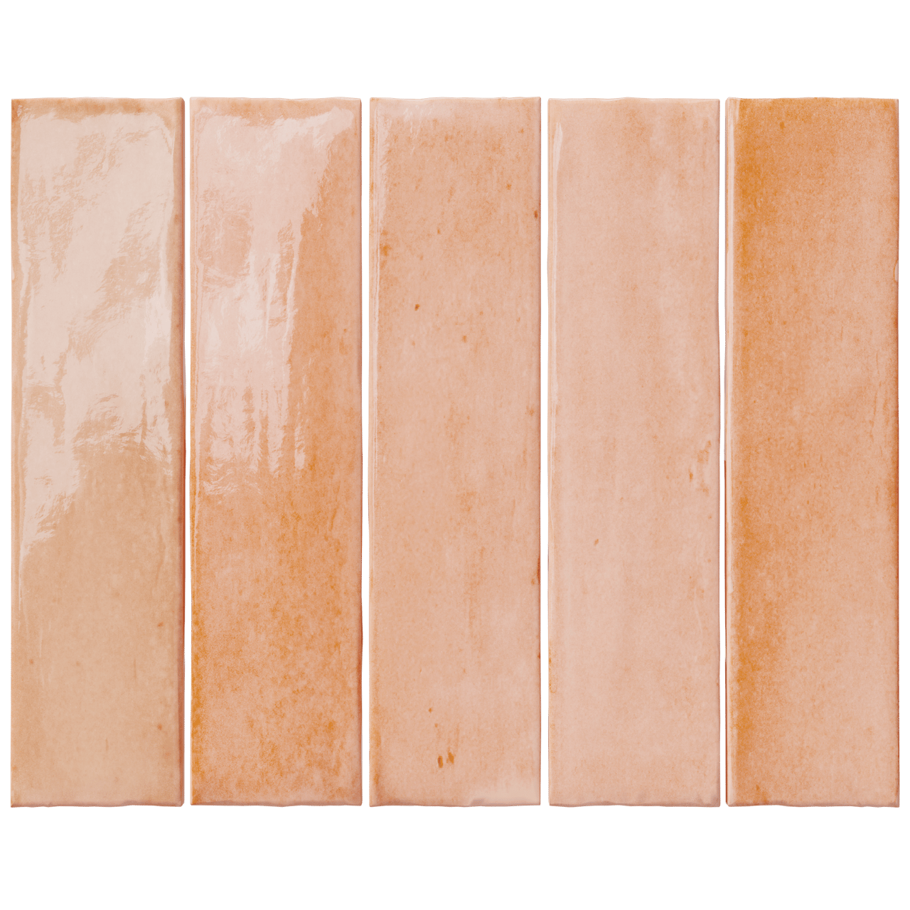 Carruzo Costa keramische Wandfliesen 34 Stück, 6x24,6cm Malva
