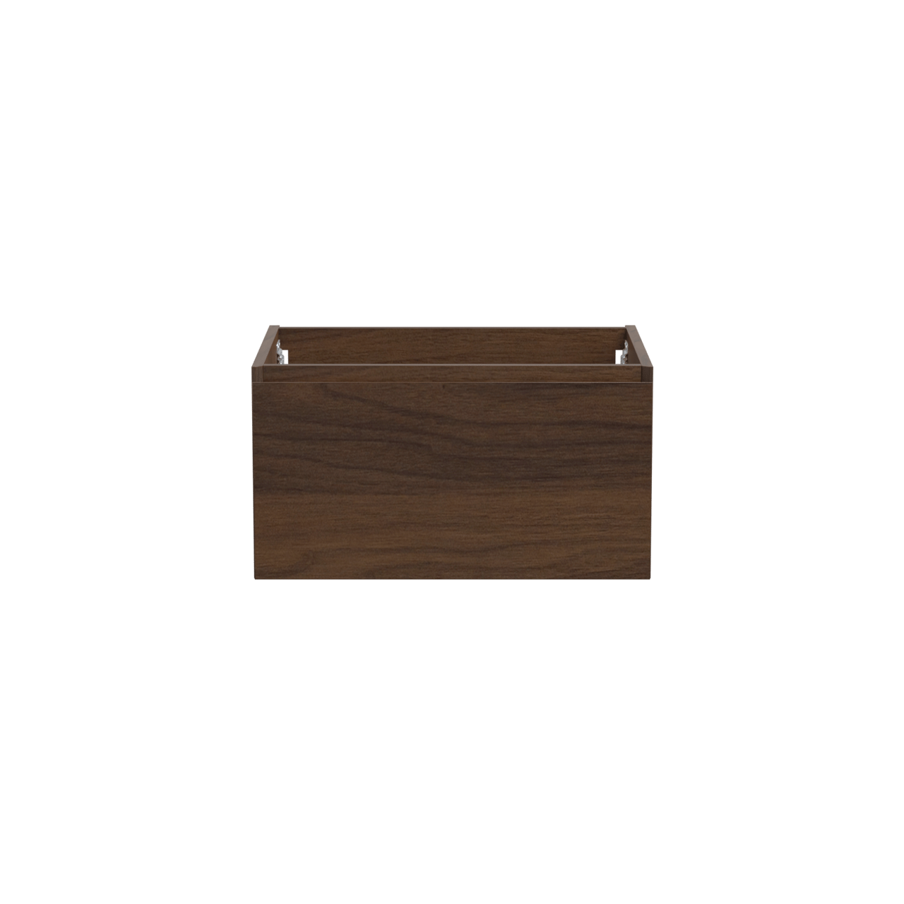 Storke Edge meuble sous-vasque suspendu 65 x 52 cm noyer 1 tiroir