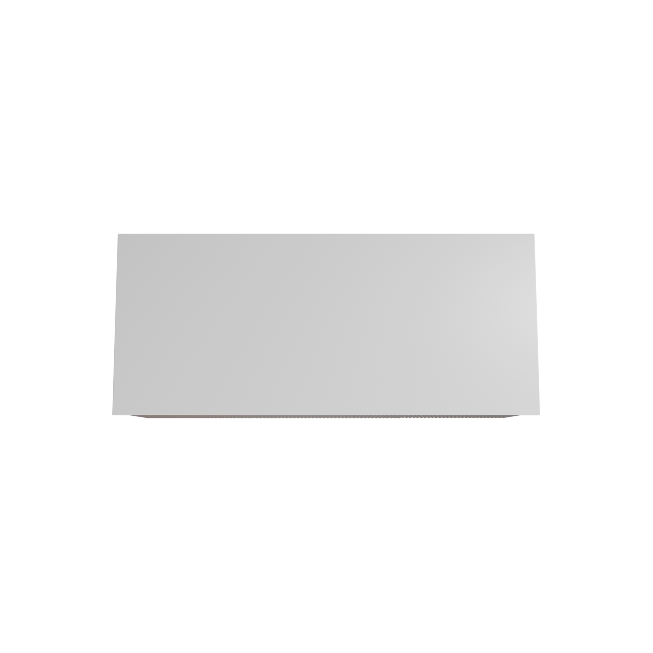 Storke Ribs zwevend badmeubel 120 x 52 cm notenhout met Tavola enkel of dubbel wastafelblad in solid surface mat wit, Verticale symmetrische rechte ribbel