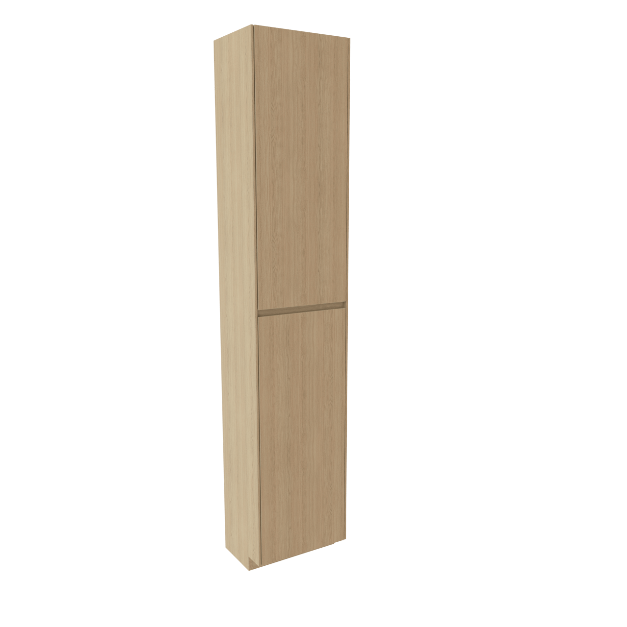 Storke Edge staande badkamerkast rechts naturel eiken 40 x 30 x 200 cm