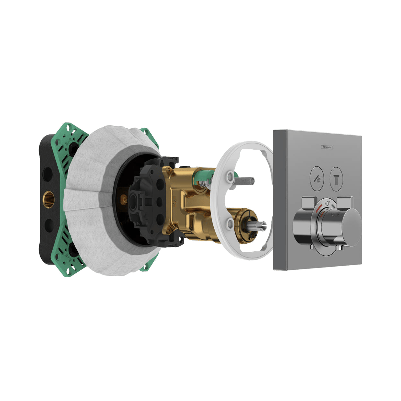 Hansgrohe Adapterplatte für Unterputz-Einbau Element iBox universal 2