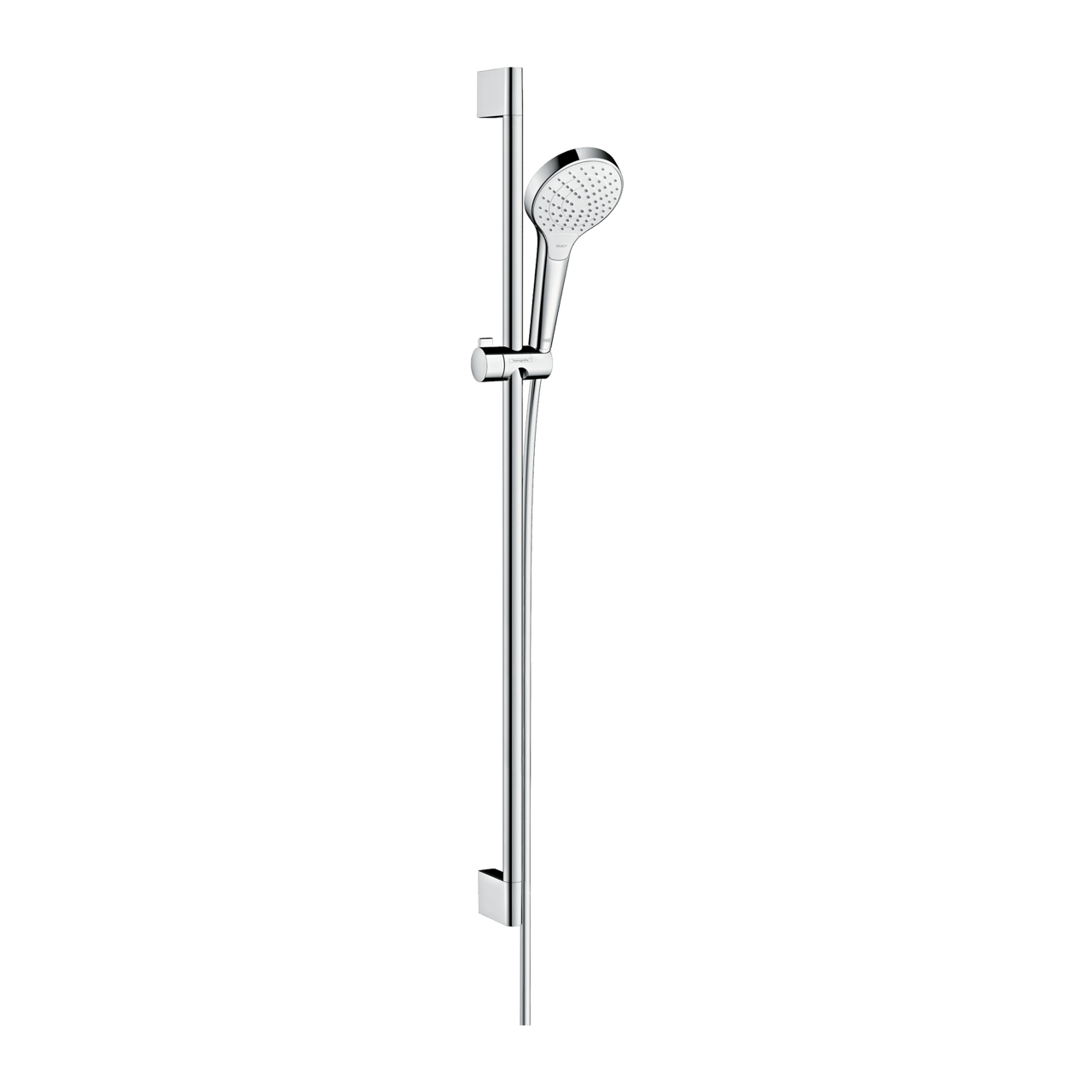 Hansgrohe Croma Select S Brauseset: 90 cm, 3 Strahlarten, Chrom glänzend