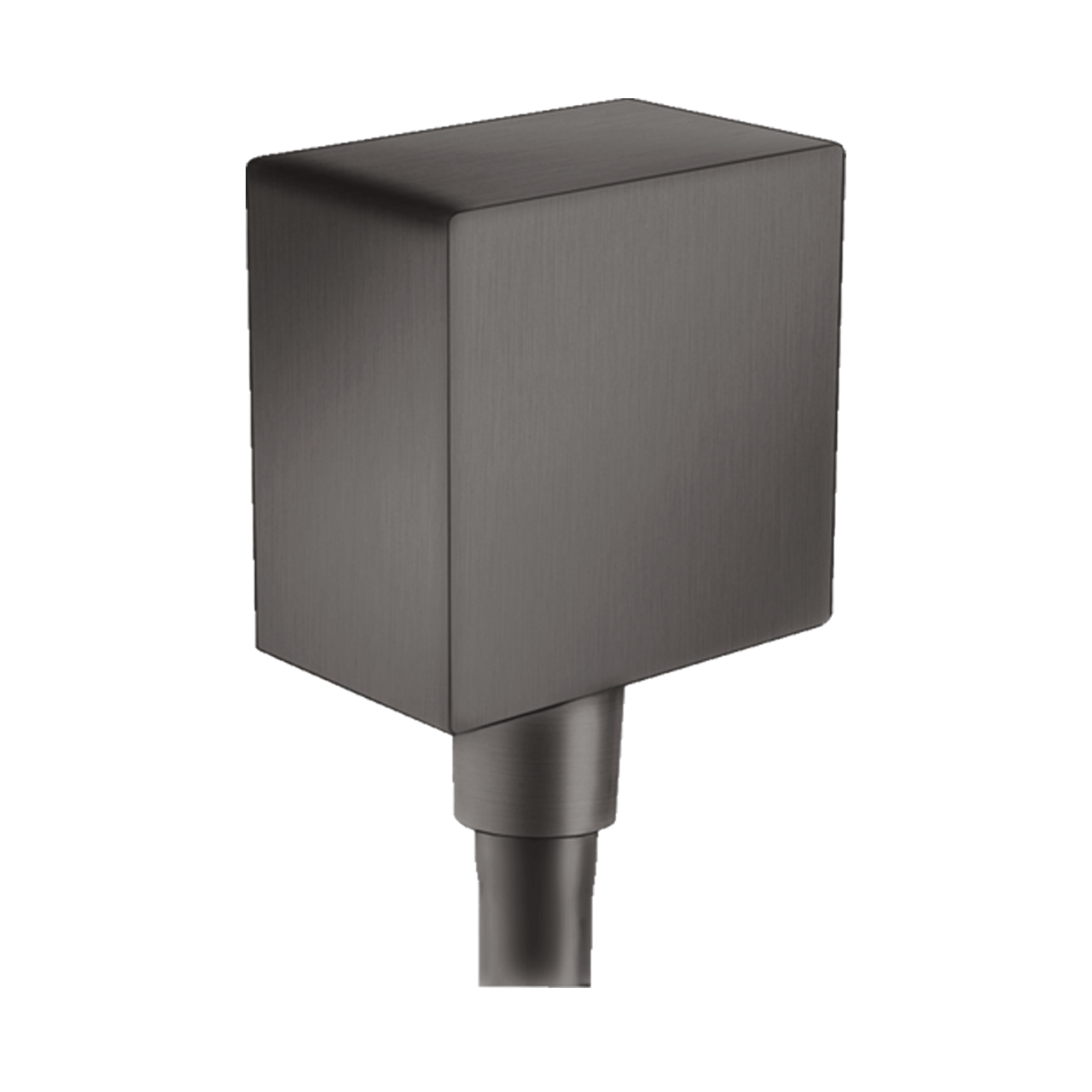 Hansgrohe FixFit Square coude de raccordement 1/2" Brushed Black Chrome