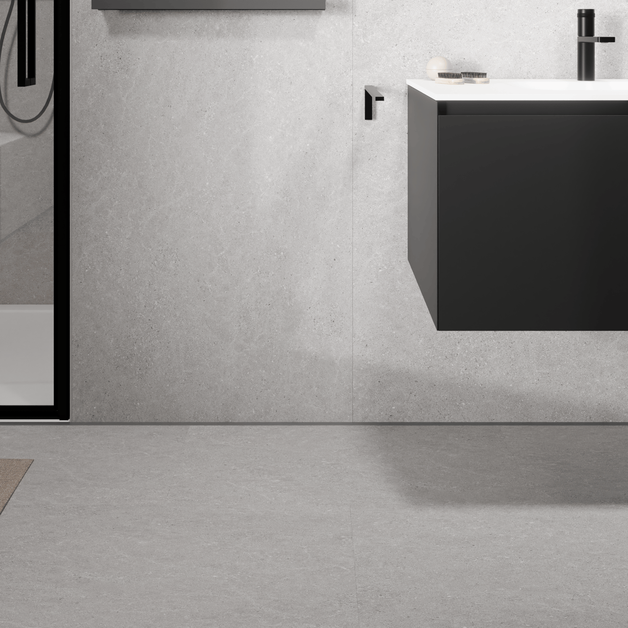 Florris Stockholm SPC wandpanelen, 2 stuks, 120 x 260 cm, Pearl Grey