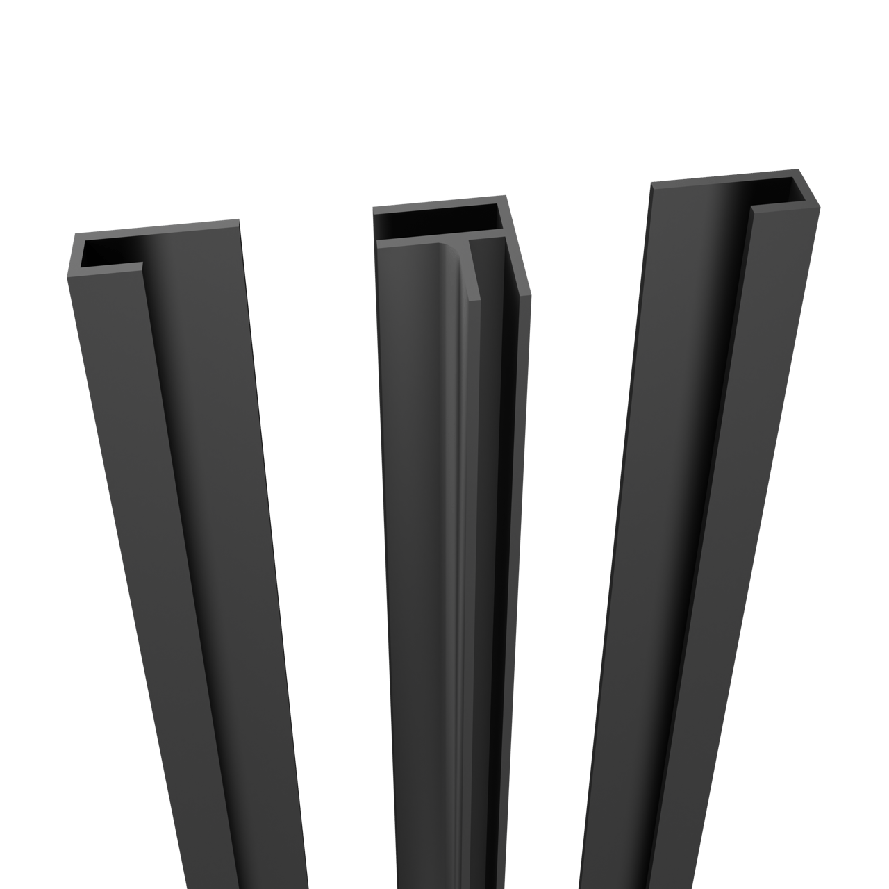 Linie lot de profilés d'angle + profilés latéraux pour panneau mural salle de bain 260 cm PVC Montana Mist