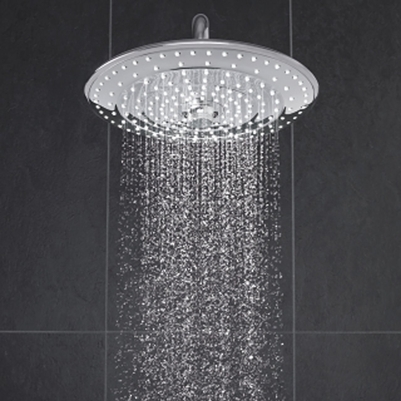 Grohe Euphoria System 310 colonne de douche de pluie mitigeur CoolTouch thermostatique Chrome Brillant