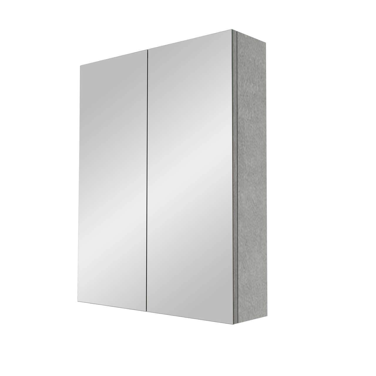 Linie Montro armoire de toilette 60 x 75 cm béton gris foncé
