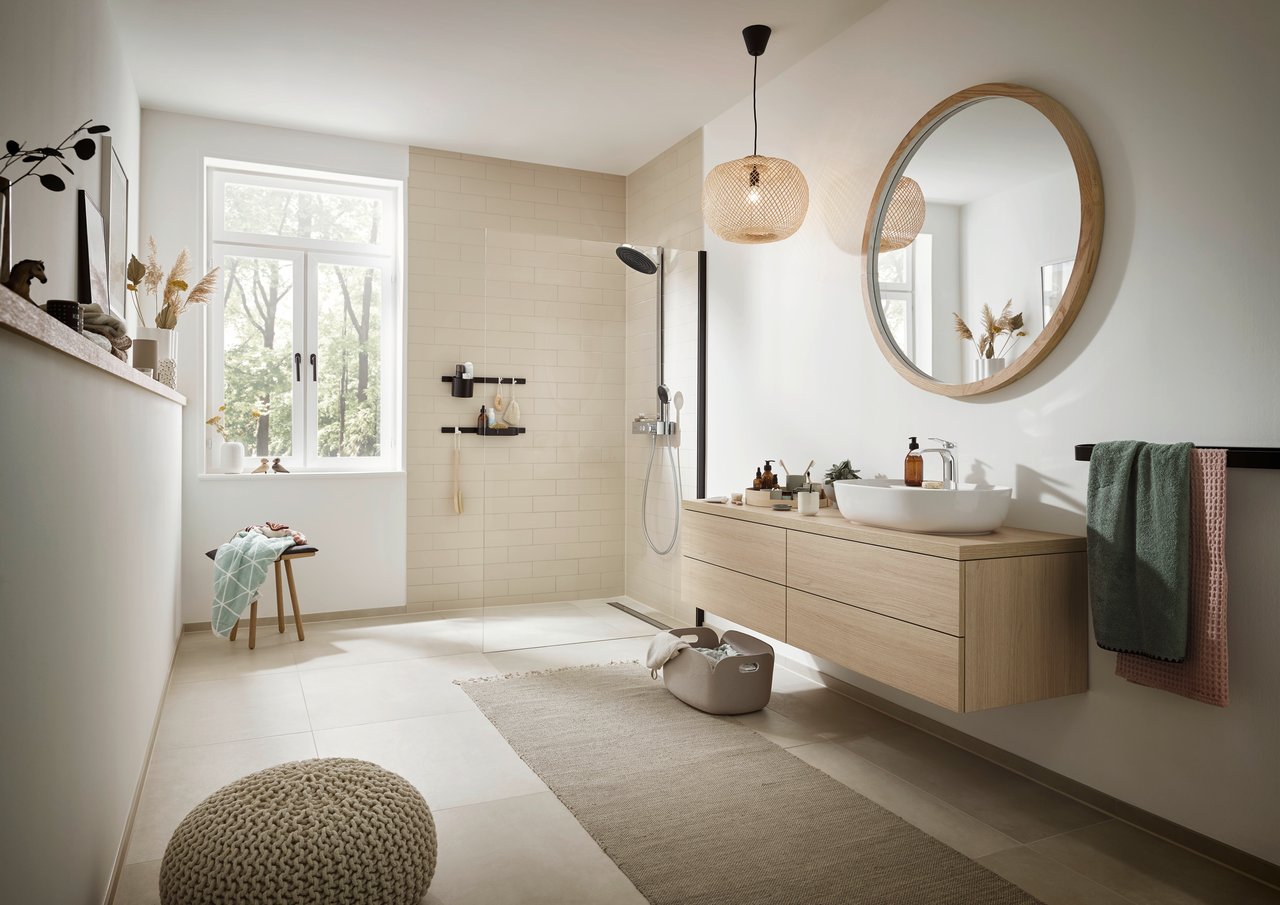 Hansgrohe Pulsify S260 Duschsystem mit Thermostat-Armatur Chrom Glänzend