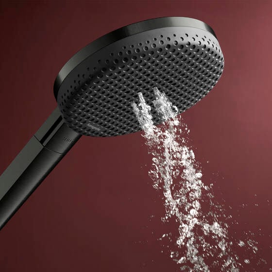 Hansgrohe Raindance Alive Select S 125 douchette 3 fonctions de jet Brushed Black Chrome