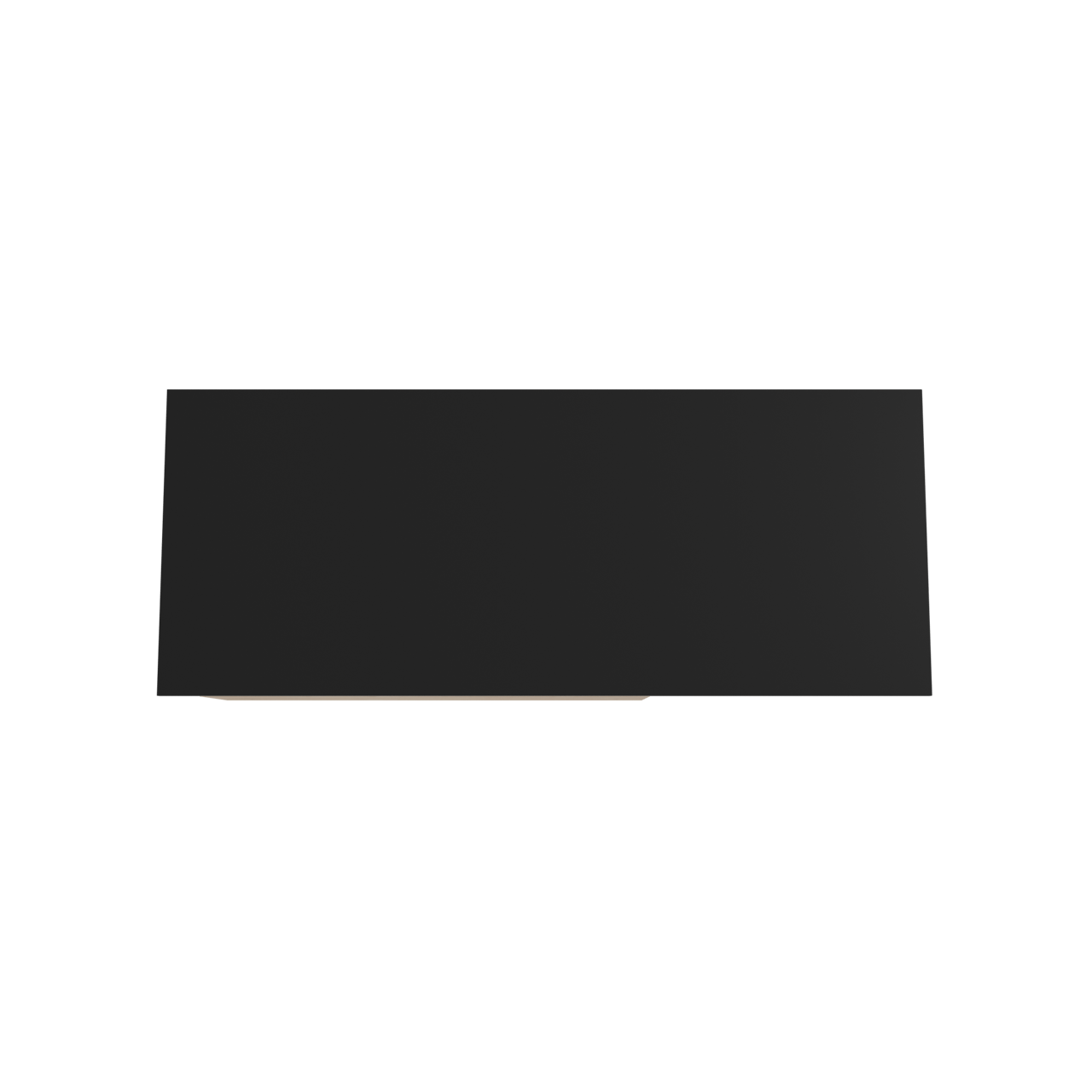 Storke Edge meuble salle de bains suspendu 130 x 52 cm chêne brut avec Panton tablette simple ou double en mdf enduit de poudre noir mat