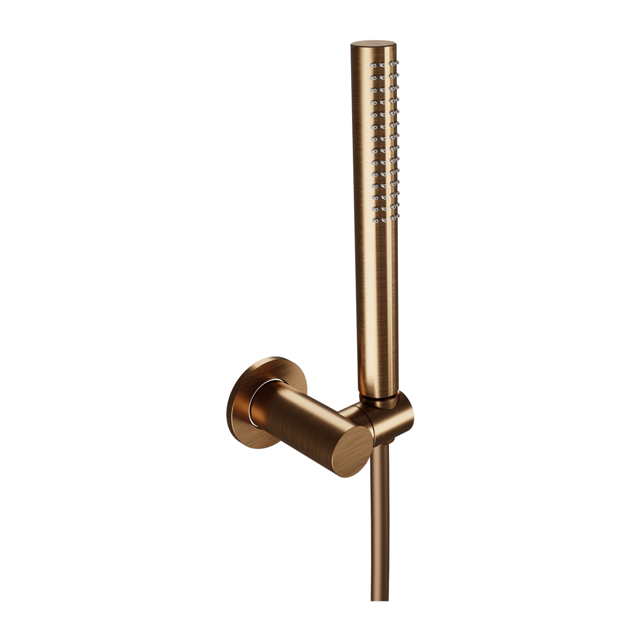 Blaufoss Round douchette 1 fonction de jet Brushed Rosegold