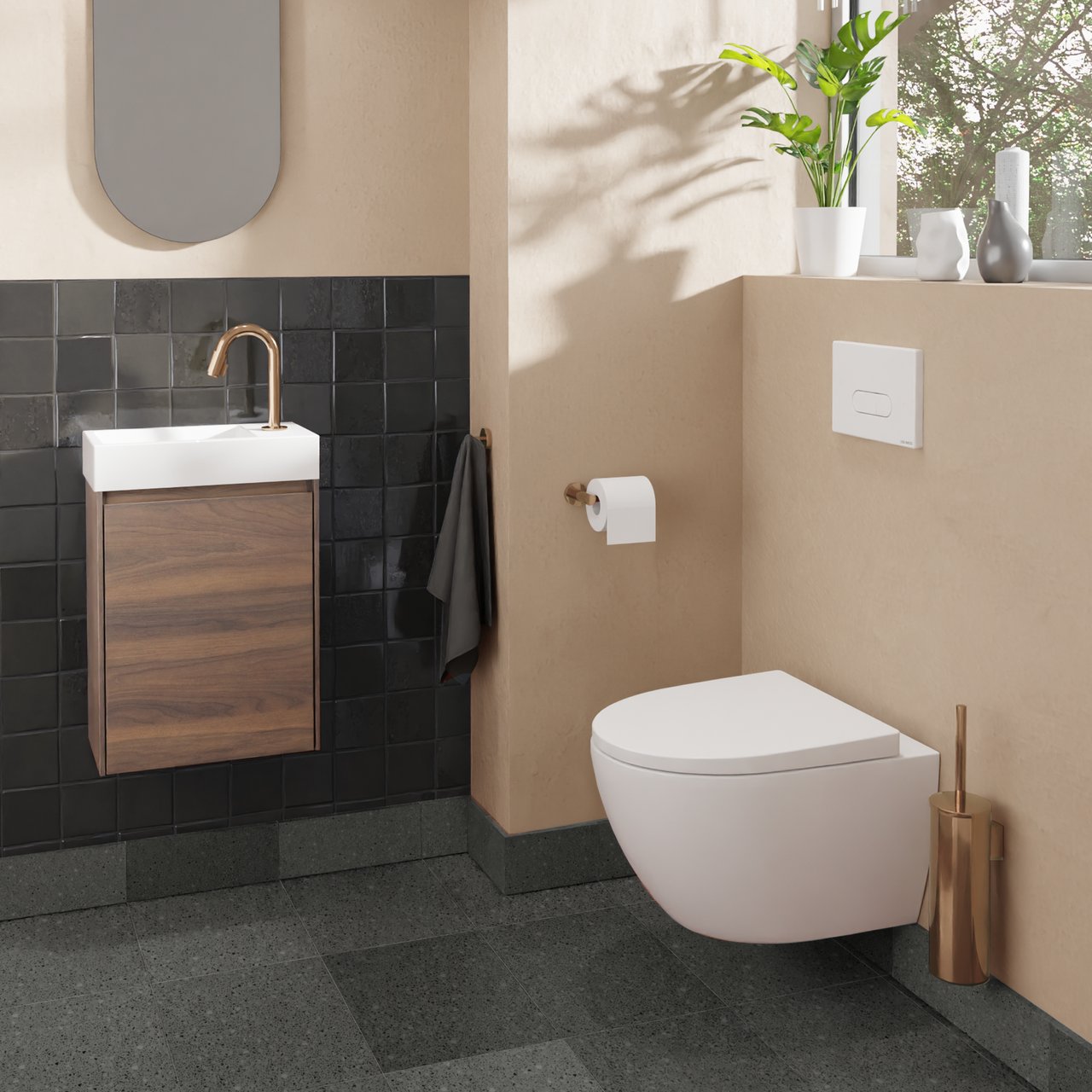 Luca Varess Moreno Hänge WC: Weiß matt, spülrandlos, SilentFlush