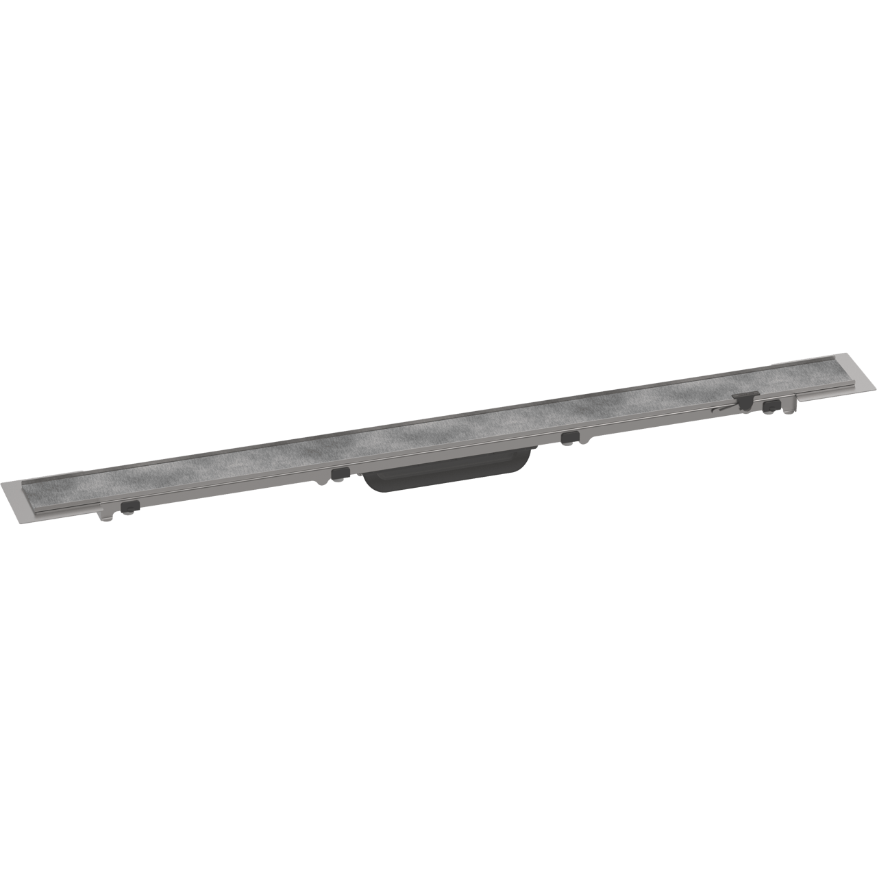 Hansgrohe RainDrain Rock Fertigset Duschrinne kürzbar 80cm Fliesenrost RSV Look