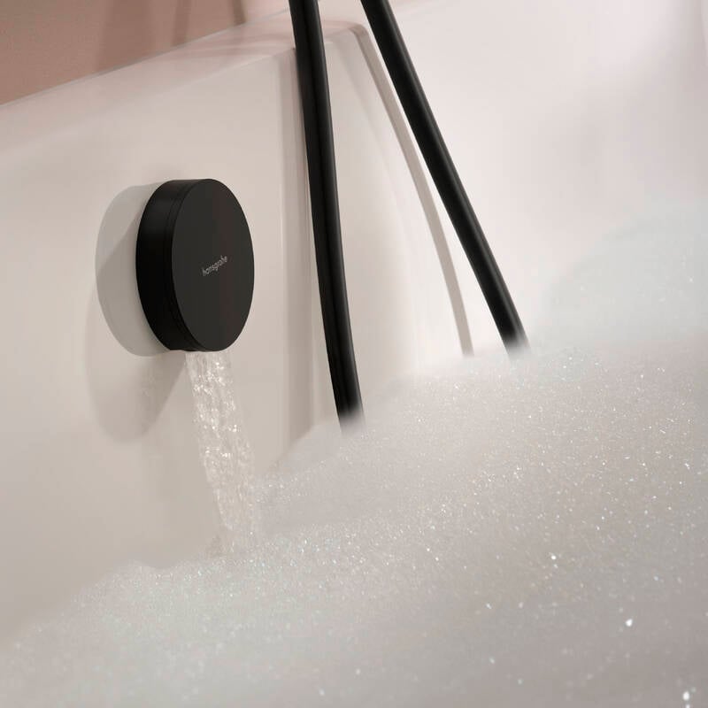 Hansgrohe Exafill afwerkset badvulling, afvoer en overloop Mat Zwart