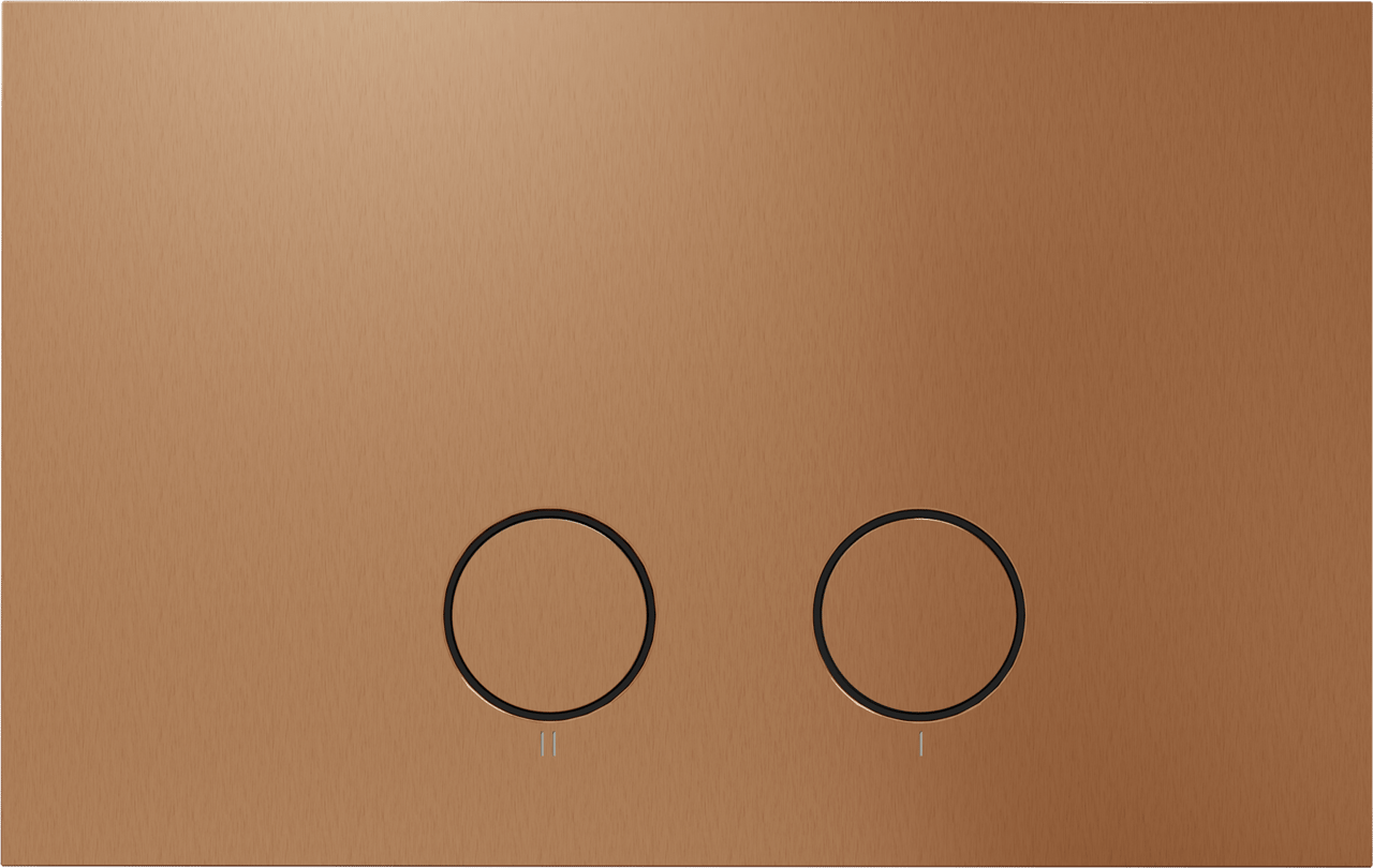 Perola Betätigungsplatte: Brushed Rosegold, für Sigma UP320 oder UP720 Spülkasten
