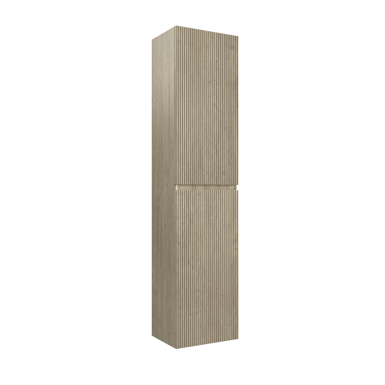 Storke Ribs zwevend badkamerkast ruwe eik 40 x 30 x 170 cm