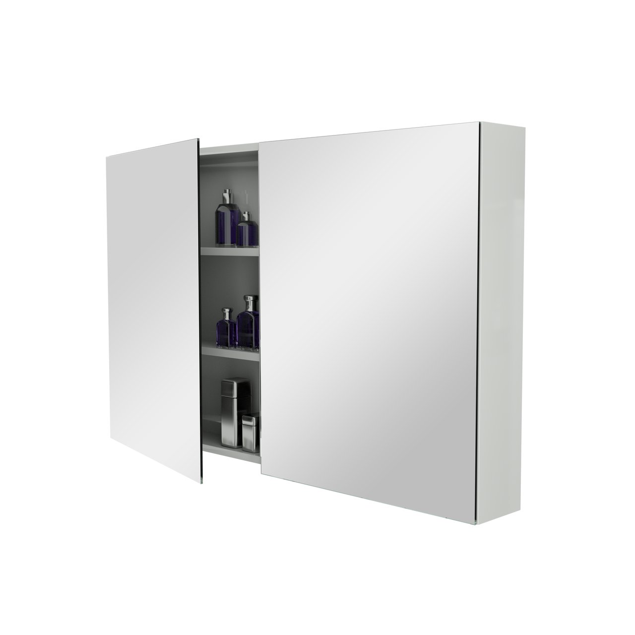 Storke Reflecta spiegelkast 120 x 75 cm Glanzend Wit