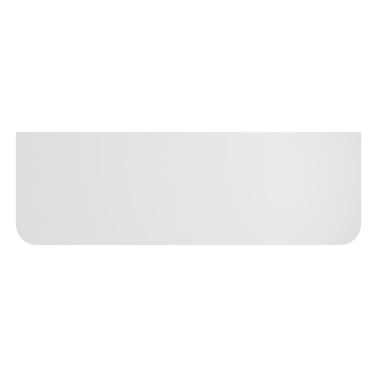 Storke Tavola Soft tablette simple ou double solid surface blanc mat 140 x 46 cm