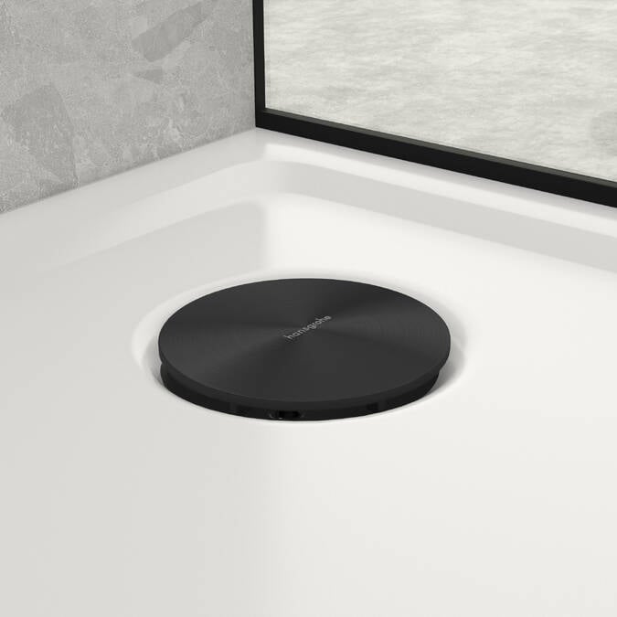 Hansgrohe Raindrain Staro afdekplaat doucheafvoer Brushed Black Chrome