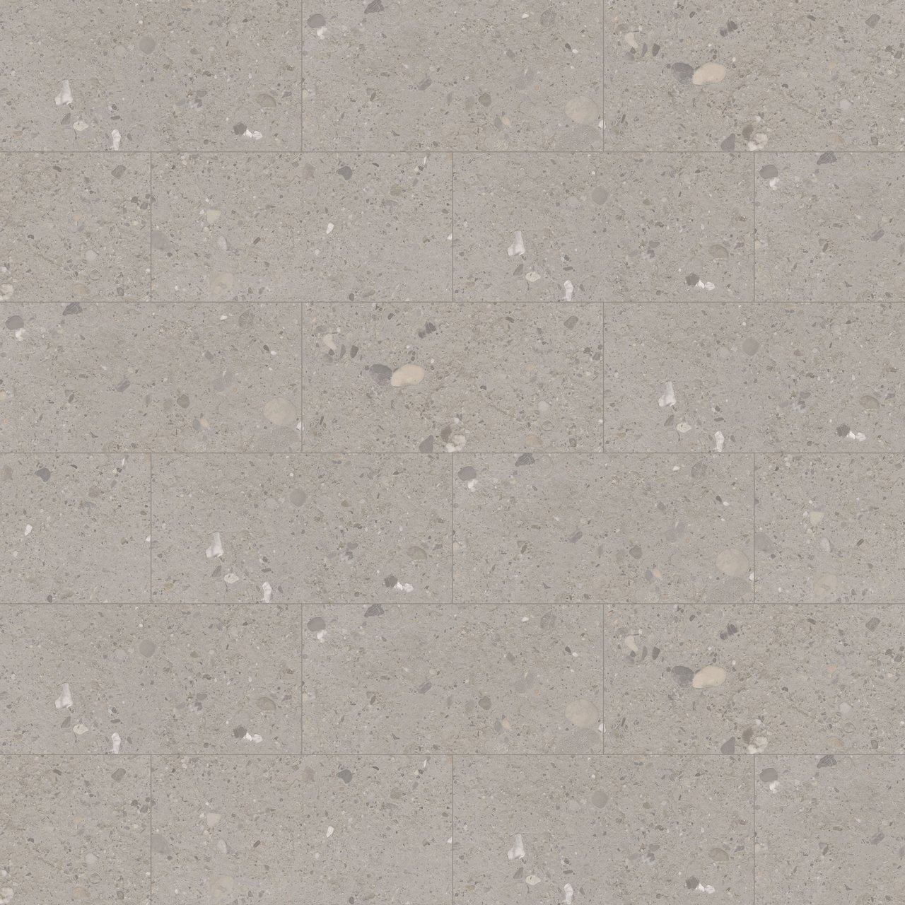 Florris Stockholm SPC-Klickvinylböden, 6 Stück, 40x80cm, Lunar Grey