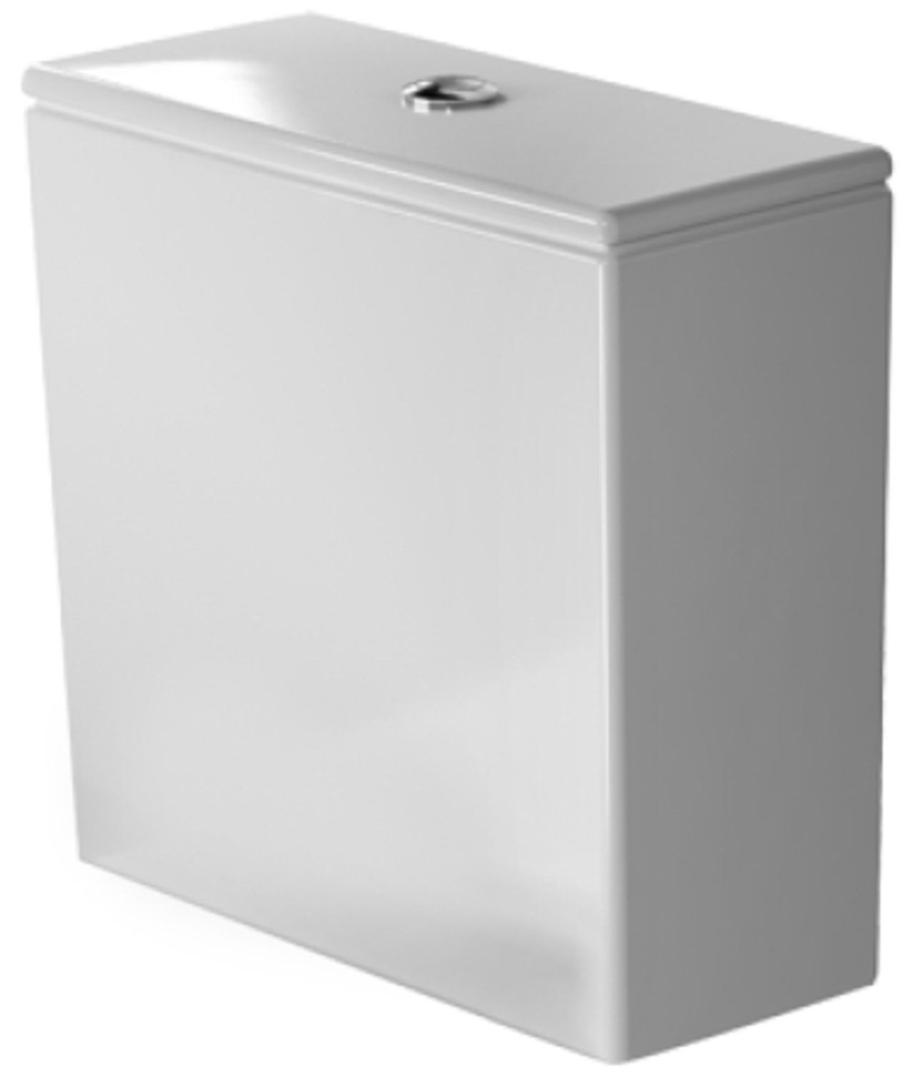 Duravit Durastyle reservoir voor staande toilet glanzend wit