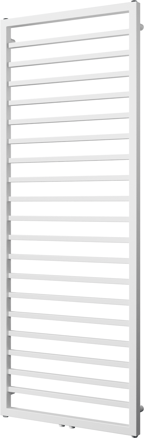 Vipera Listona enkele handdoekradiator 180 x 60 cm zowel elektrisch als cv mogelijk mat wit zij- en middenaansluiting 1030W
