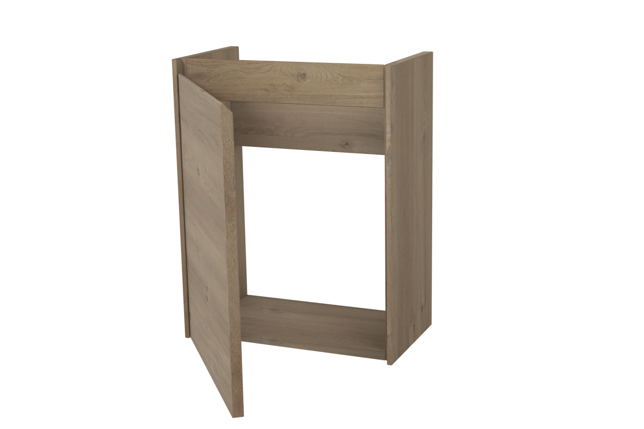 Storke Edge meuble lave-mains suspendu 40 x 22 cm chêne brut