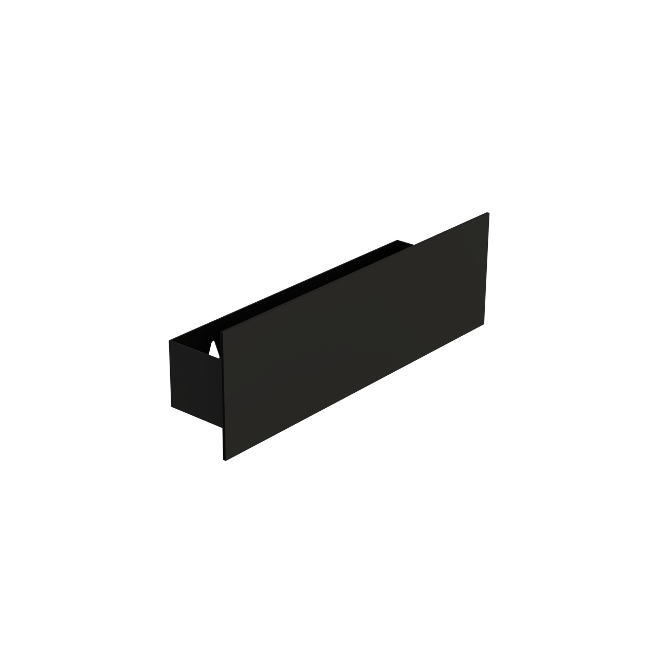 Balmani Uma Wandregal, schwarz matt 35 x 8.5 cm