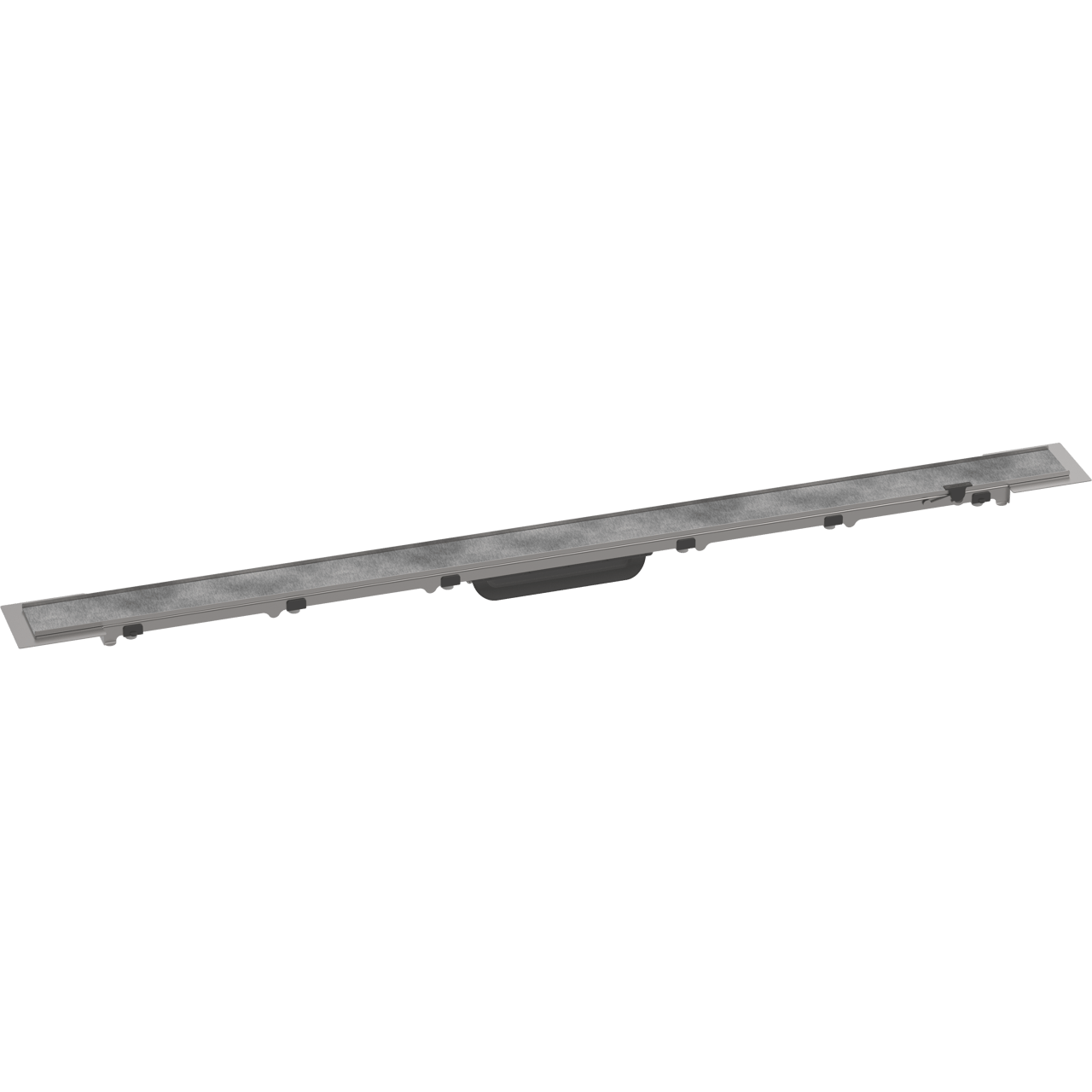 Hansgrohe RainDrain Rock douchegoot afwerkset 100cm RSV Look inkortbaar Betegelbaar rooster