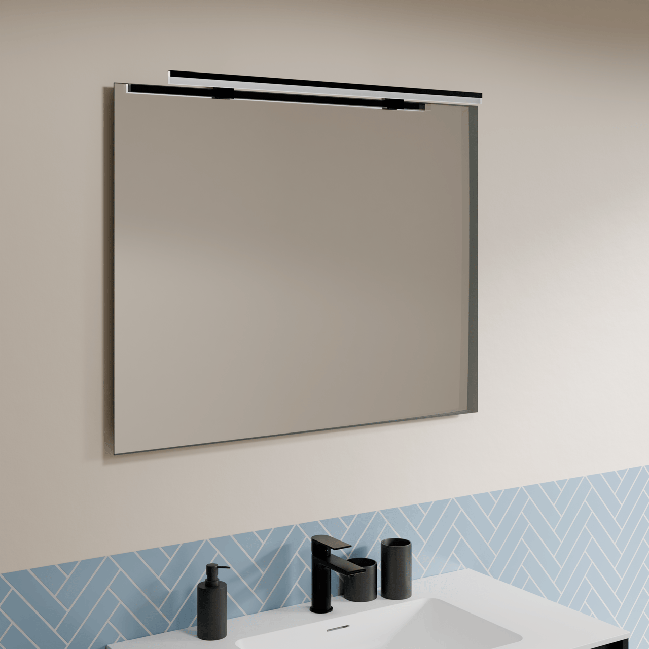 Luca Varess Serena LED Beleuchtung 80 cm Schwarz