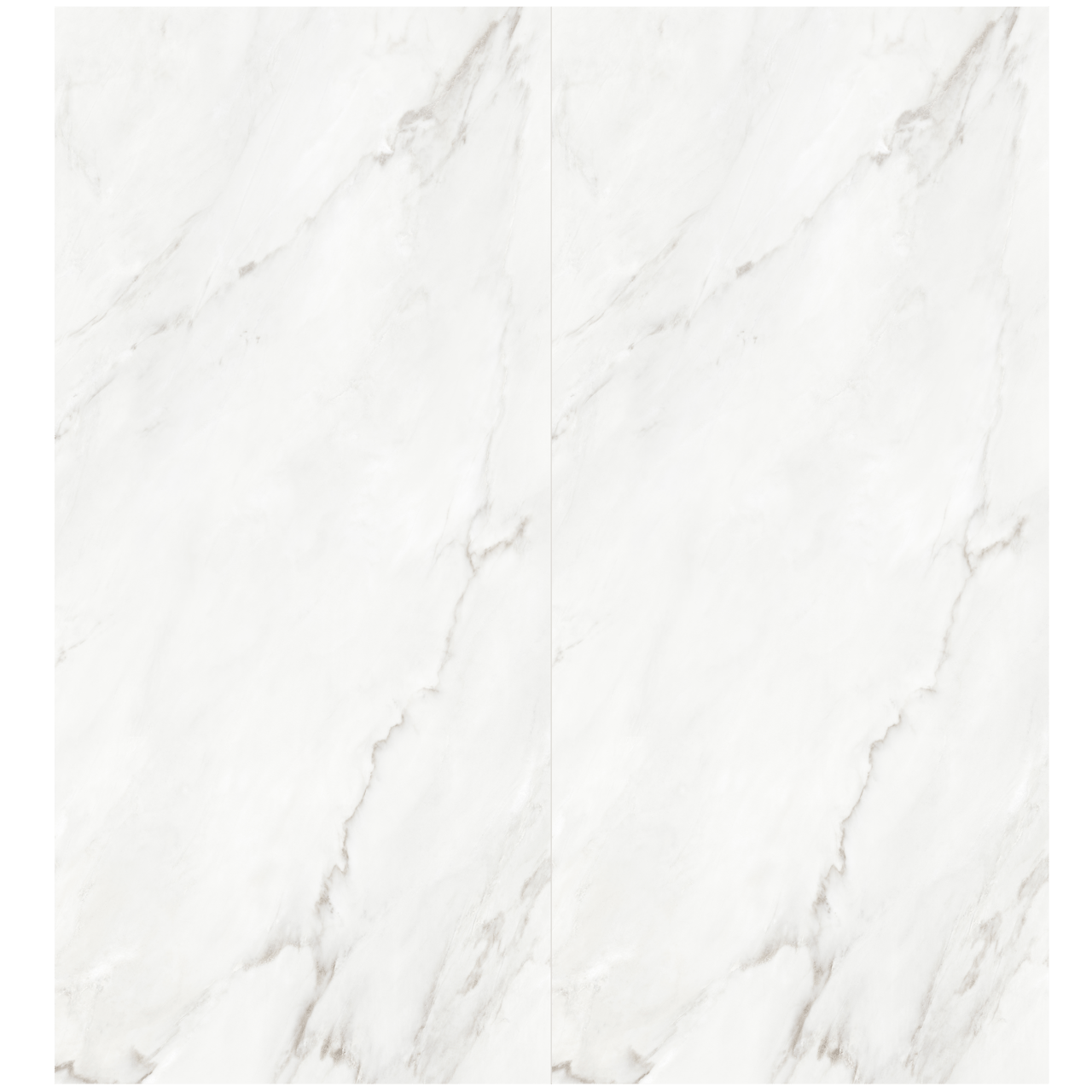 Florris Stockholm SPC Wandpaneele, 2 Stück, 120x260cm, Marble White Gloss