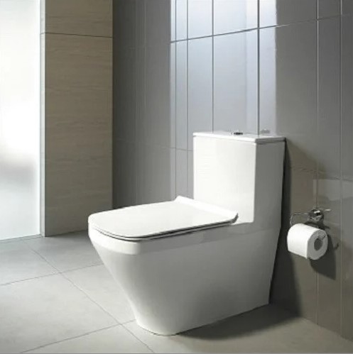 Duravit Durastyle wc à poser blanc brillant bride de rinçage traditionnelle